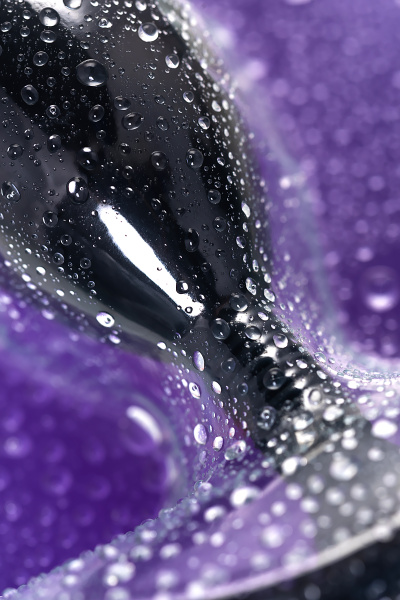 Анальная втулка TOYFA A-ToysTord M, силикон, черная, 10,5 см