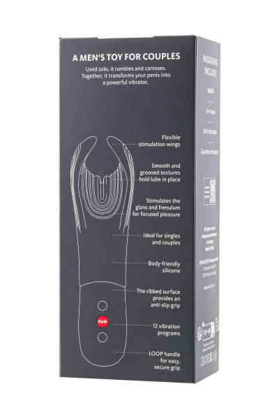 Вибромастурбатор Fun Factory MANTA, силикон, зеленый, 16 см