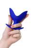 Анальная втулка расширяющая  TOYFA ToDo  BLOOM, силикон, синяя, 9,5 см, Ø 7 см