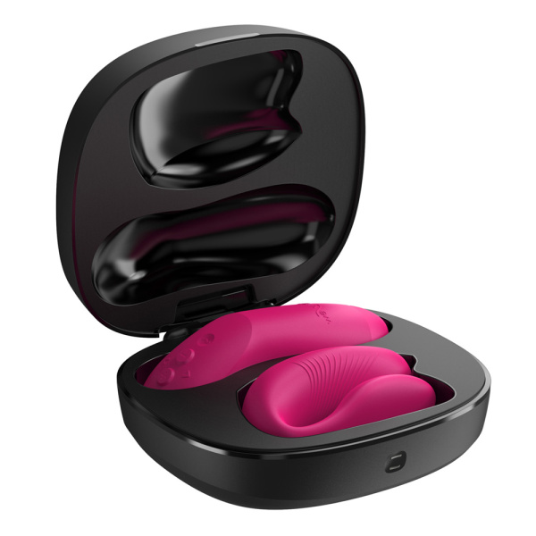 Вибратор для пар WE-VIBE Chorus Pro розовый, силикон,4,1
