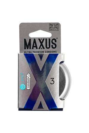 Презервативы Maxus G-SPORT,  латекс, 3 шт.