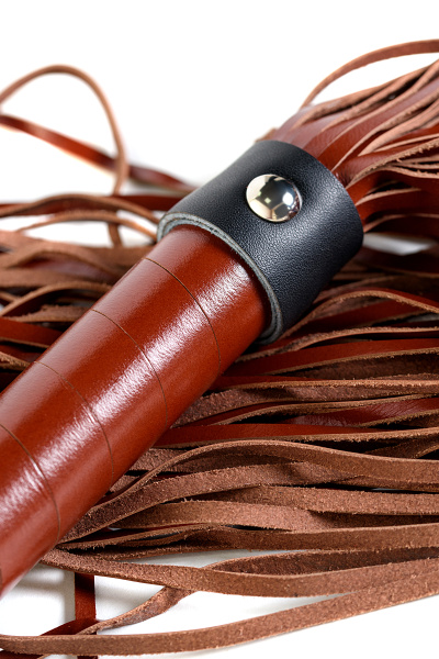 Плеть кожаная TOYFA Theatre, 38 см