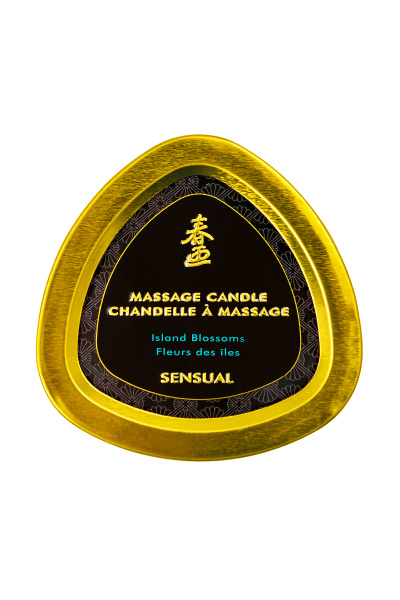 Массажное аромамасло в виде свечи Shunga «Цветущий остров»(Island blossoms) 170мл